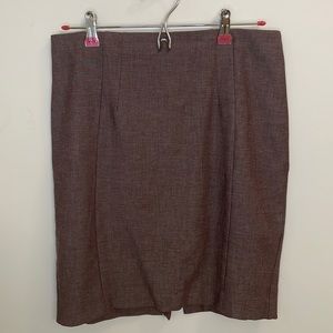 Dark Mauve Pencil Skirt